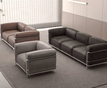 Modern Three-seat Sofa-ID:632810619