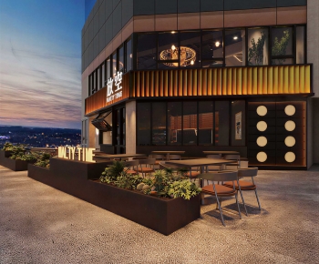 Modern Facade Element-ID:120745906