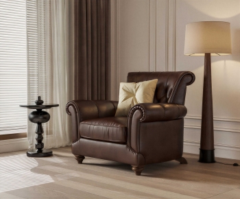 American Style Single Sofa-ID:369164948