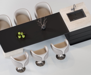 Modern Dining Table And Chairs-ID:645399094