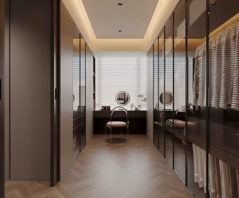 Modern Clothes Storage Area-ID:413500076