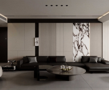 Modern A Living Room-ID:301220894