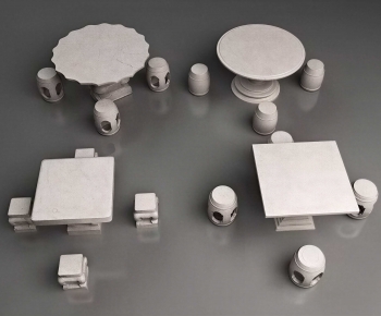 New Chinese Style Outdoor Tables And Chairs-ID:323838953