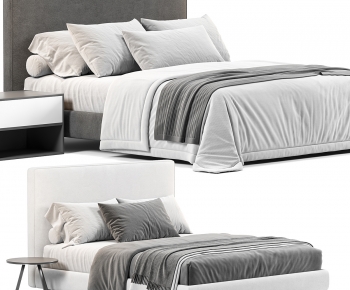 Modern Double Bed-ID:540353066