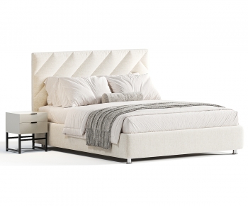 Modern Double Bed-ID:182956936