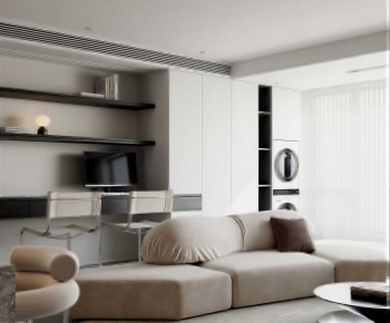 Modern A Living Room-ID:555984975