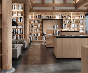 Modern Bookstore Book Bar-ID:415864941