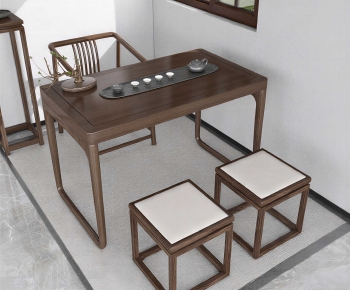 New Chinese Style Tea Tables And Chairs-ID:880426888