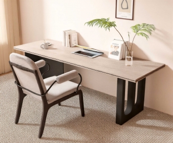 Modern Computer Desk And Chair-ID:204967024
