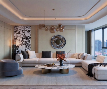 Modern A Living Room-ID:376830108