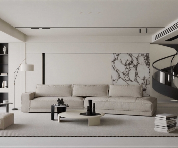 Modern A Living Room-ID:890340863