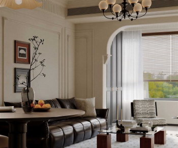 French Style A Living Room-ID:595572952