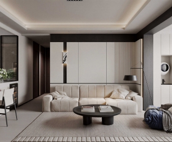 Modern A Living Room-ID:909883029