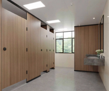 Modern Public Toilet-ID:381297112