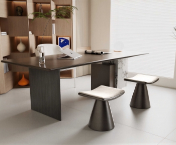 Modern Computer Desk And Chair-ID:285047054