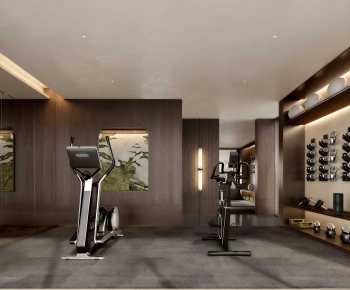 Modern Home Fitness Room-ID:658008104