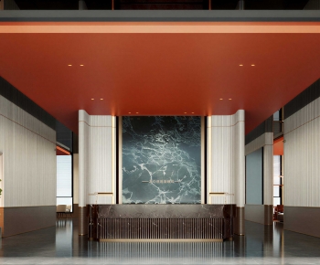 Modern Real Estate Sales Office-ID:486512901