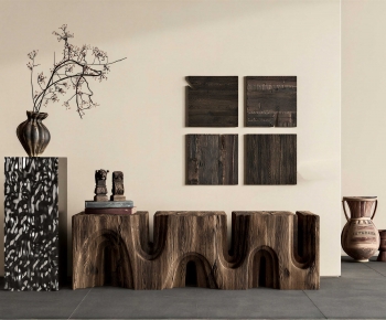 Wabi-sabi Style Console-ID:236212028