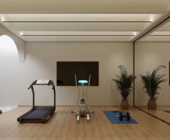 Modern Home Fitness Room-ID:798929932