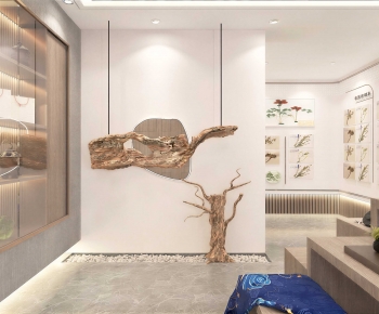 New Chinese Style Exhibition Hall-ID:252094987