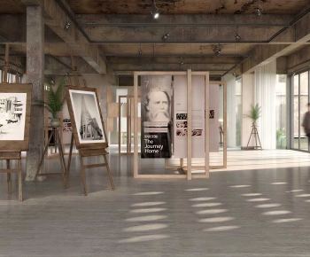 Industrial Style Exhibition Hall-ID:613329493