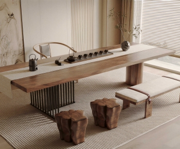 New Chinese Style Tea Tables And Chairs-ID:303468946