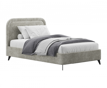 Modern Double Bed-ID:946446906