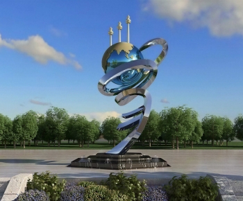 Modern Sculpture Sketch-ID:932178975