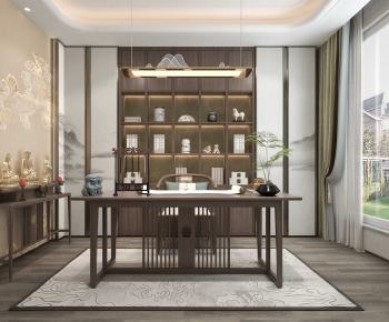 New Chinese Style Study Space-ID:493460894