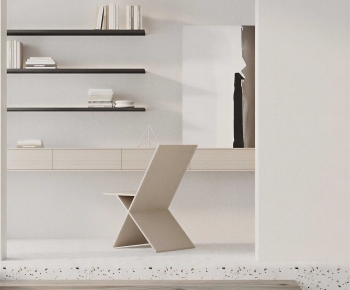 Modern Computer Desk And Chair-ID:230262994