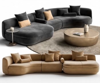 Modern Curved Sofa-ID:678121095