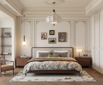 French Style Bedroom-ID:861586097