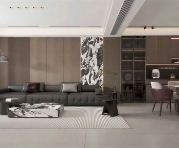 Modern A Living Room-ID:682385927