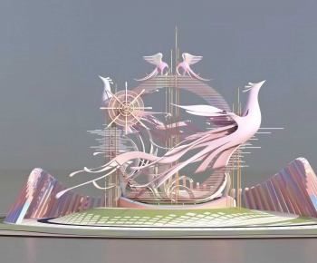 Modern Sculpture Sketch-ID:326592926