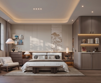 New Chinese Style Bedroom-ID:462353947