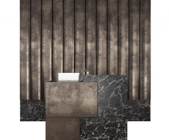 Modern Reception Desk-ID:444070109