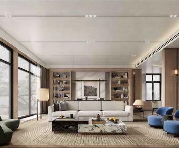 Modern A Living Room-ID:407586103