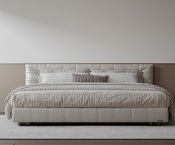 Modern Double Bed-ID:322613959