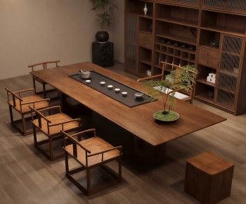 New Chinese Style Tea Tables And Chairs-ID:574065922