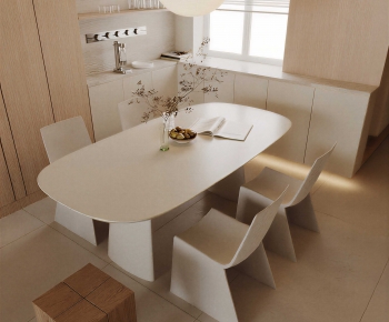 Modern Dining Table And Chairs-ID:879966025