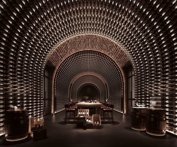 Modern Wine Cellar/Wine Tasting Room-ID:495240727