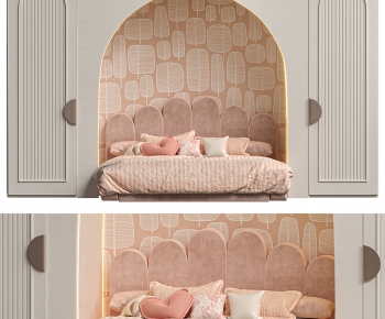 Modern Child's Bed-ID:744379045