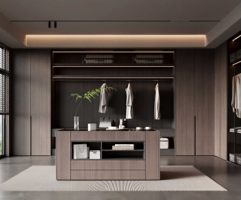 Modern Clothes Storage Area-ID:821573976