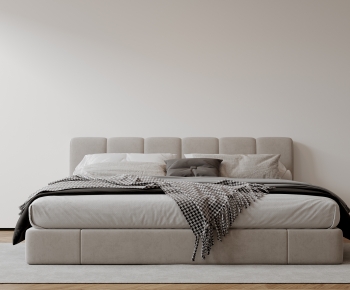 Modern Double Bed-ID:745282894