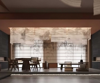 New Chinese Style Dining Room-ID:705614099