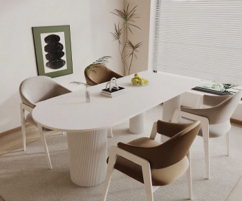 Modern Dining Table And Chairs-ID:707359317