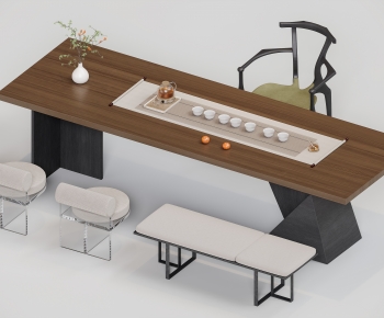 New Chinese Style Tea Tables And Chairs-ID:743608007