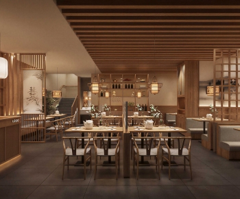 New Chinese Style Dining Room-ID:730441095