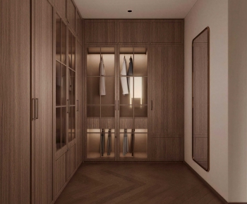 Modern Clothes Storage Area-ID:190026047