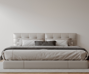 Modern Double Bed-ID:421669965